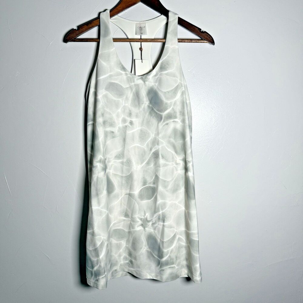 Calia Calm Energize Dance Dress Aquatic Womens Size Medium NWT Athleisure Tennis